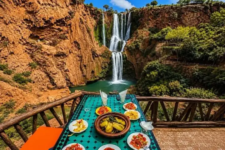 Excursion d'une journée aux cascades d'Ouzoud au départ de Marrakech : guide & balade en bateau — photo 1 sur Booking.com Attractions