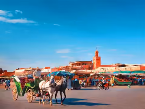 Place Jemaa el-Fna à Marrakech