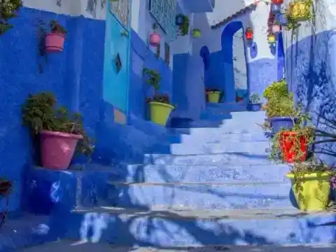 Escalier bleu de Chefchaouen — Responsible Travel