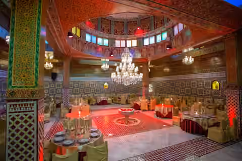 Salle marocaine du restaurant Dar Essalam