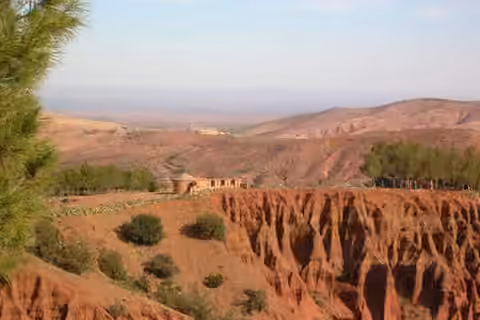 Paysages et reliefs de la vallée