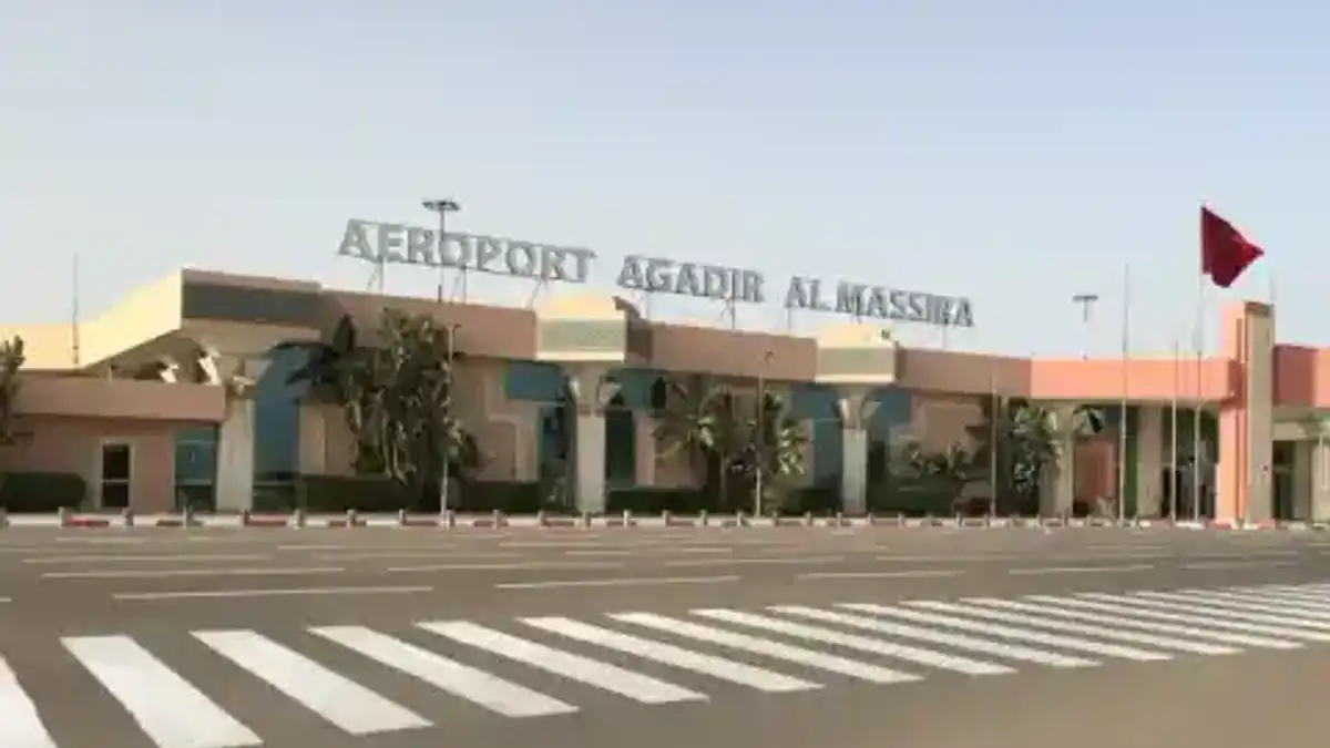 Entrée principale de l’aéroport Agadir-Al Massira — sélection Mozio