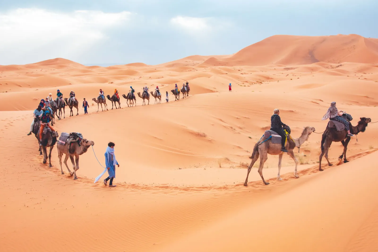 Balade à dromadaire à Merzouga