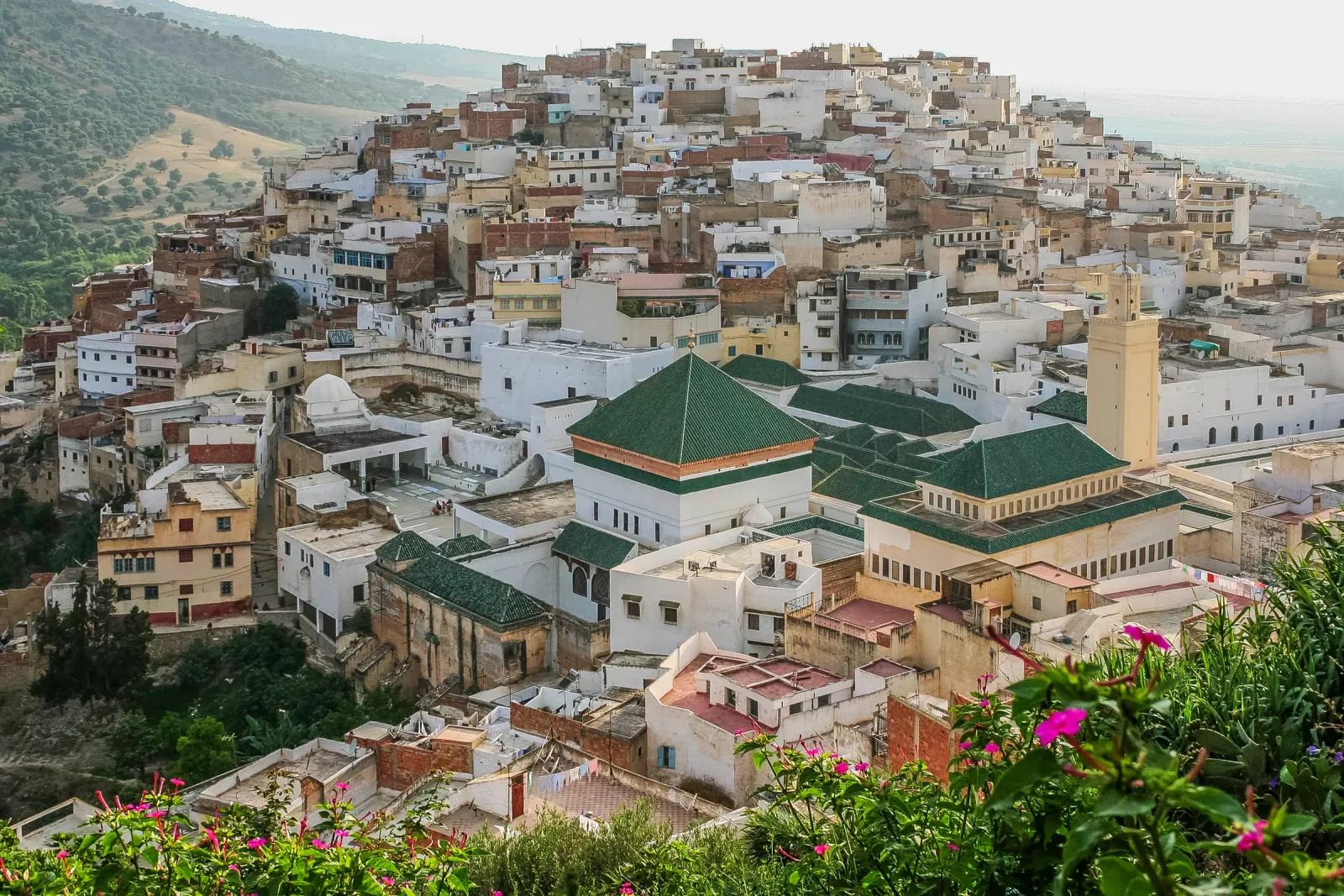 Vue de Moulay Idriss Zerhoun
